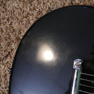 Video! 1986 Gibson Melody Maker Black - Ebony Fretboard - Gen 4 Chainsaw Case image 9