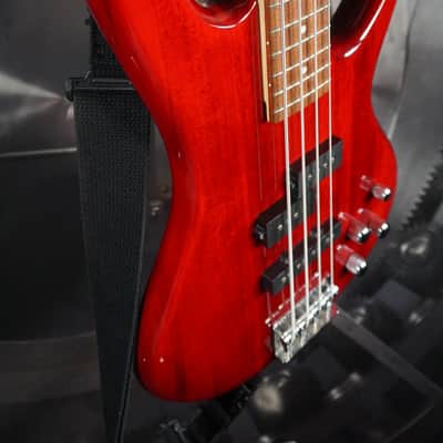 2019 Ibanez GSR200 Gio Soundgear Bass Transparent Red Indonesia image 8