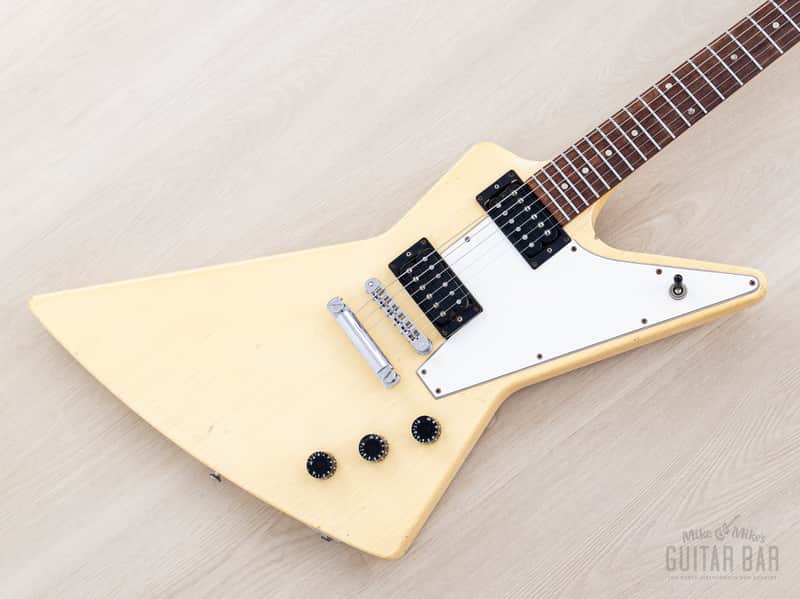 1994 Gibson Explorer ‘76 Vintage Reissue Classic White w/ Case