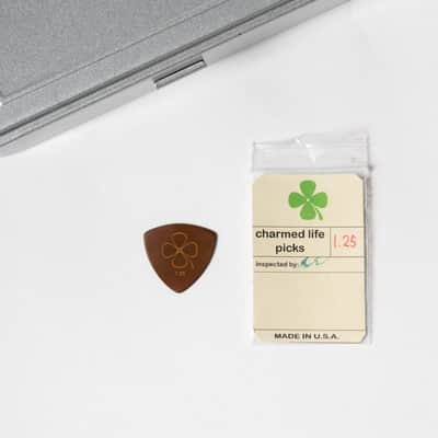 Charmed Life / Vespel Brown Polyimide Guitar Pick - Triangle-Vespel Brown Polyimide - 1.25 mm brown (triangle) image 1