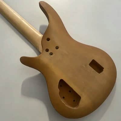 5 String Bass Mahogany Body with Maple Neck, Rosewood Fingerboard image 4