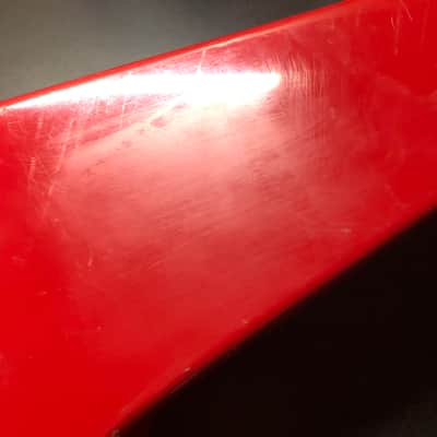 VINTAGE ANTARES FLYING V FOR PARTS & REPAIR 80s - RED image 11