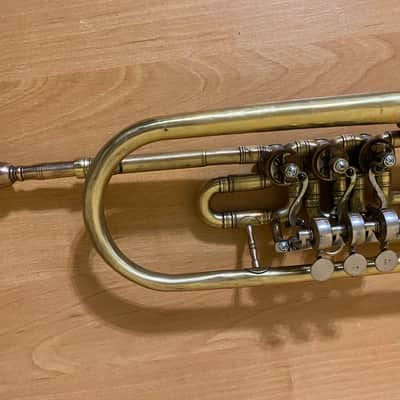 Soviet Trumpet USSR 1969 Brass Musical Wind Instrument Vintage and Rare image 6
