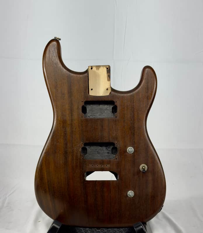 ESP Dimarzio? Super Strat Style Electric Guitar Body *Refinished* MIJ Japan 1980’s - Natural image 1