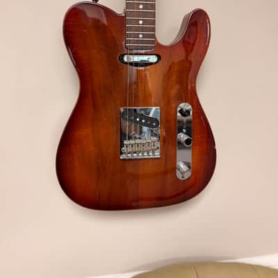 Fender American Select Carved Top Koa Telecaster 2012 - Sienna Edge Burst image 2