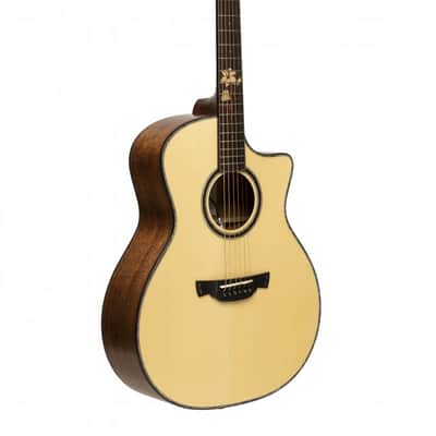 Crafter WF G-MAHO CE Anniversary MAHO Series Grand Auditorium Cutaway Solid Spruce Top Mahogany Neck 6-String Acoustic-Electric Guitar w/Gig Bag image 1