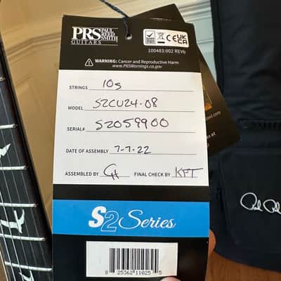 2022 PRS S2 Custom 24-08 - Black image 7