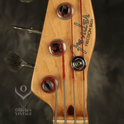 original 1953 Fender Precision Bass Blonde Bild 3