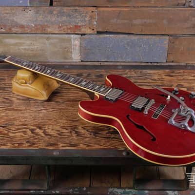 1964 Gibson ES-335 TDC with Bigsby Cherry image 6