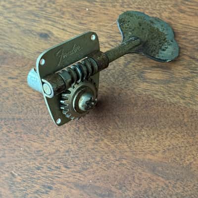 Fender Vintage 1970s Fender Bass Tuner – Removed from a 1973 Jazz Bass – Original Patina image 2