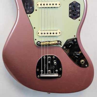 Fender Custom Shop 1964 Jaguar Journeyman Relic, AAA Rosewood FB, Faded Aged Burgundy Mist Metallic, w/HSC image 6