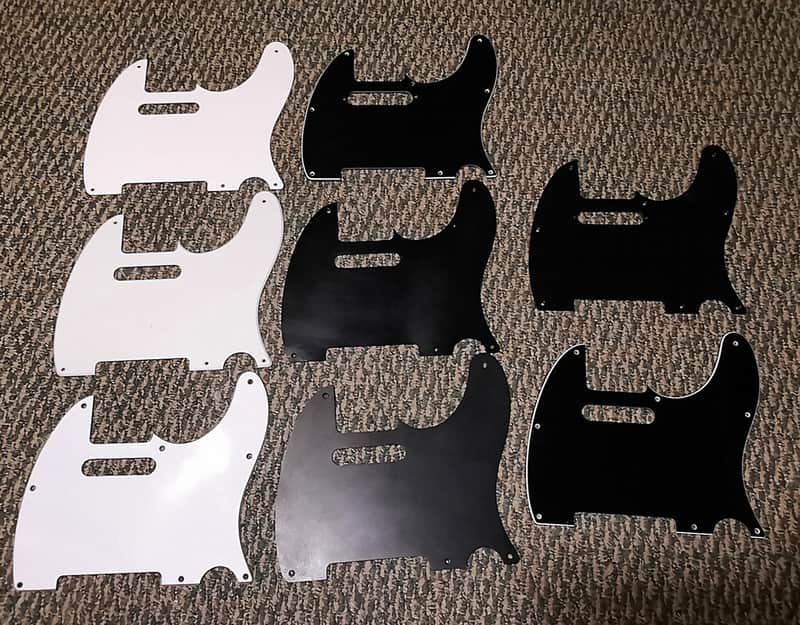 Telecaster pickguard collection, various brands image 1