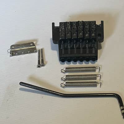 1990's Japan Ibanez RG & S Series Black Lo-Pro Edge Floyd Rose Tremolo Bridge & Arm