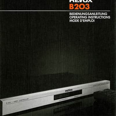 Revox B203 Timer/Controller image 8