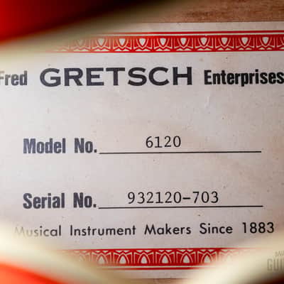 1993 Gretsch Nashville 6120 Chet Atkins Western Orange, Near-Mint w/ Case & Hangtag image 6