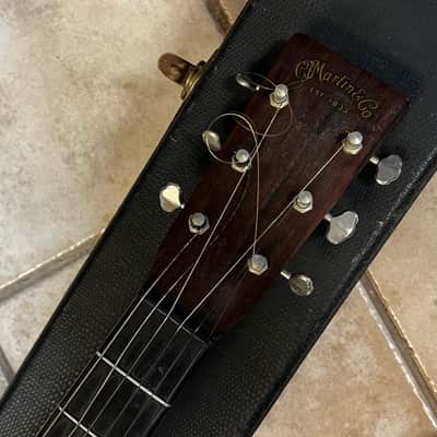 1933 CF Martin 0-18 Parlor Guitar Sunburst w case image 10