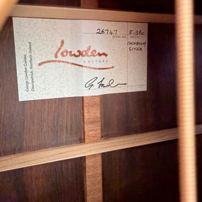 Lowden F-35C Acoustic - Cocobolo-Sitka 2023 - Natural image 7