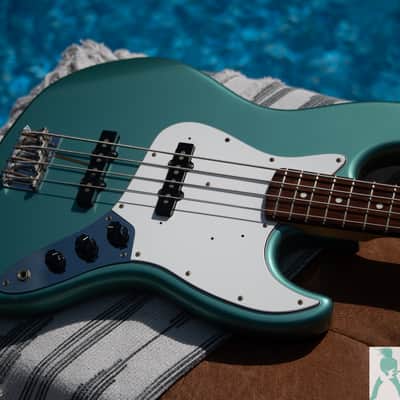 Fender FSR Limited Edition JB-62 OTM (Ocean Turquoise Metallic) '62 Jazz Bass Reissue - Pro Set Up w Perfect Frets/Action/Intonation! image 10