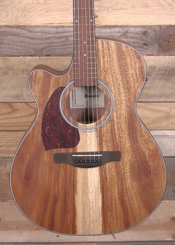 Ibanez PC50WSLCE Left-Handed Acoustic/Electric Guitar Open Pore Brown image 1