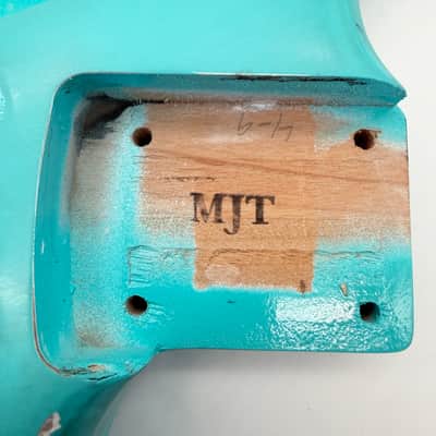 MJT Jazzmaster Body Alder Relic Nitro 2-Piece Seafoam Light mjt6671 image 9