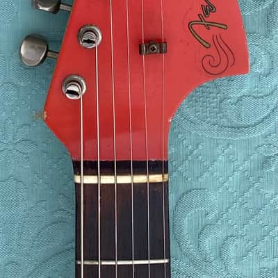 Fender Jazzmaster 1963 - Fiesta Red Matched Head Custom Color image 8