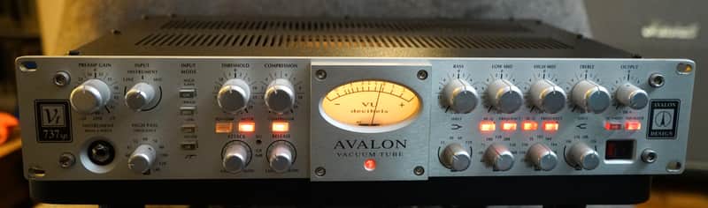 Avalon VT-737sp Vacuum Tube Channel Strip Preamp EQ Compressor 737 sp image 1