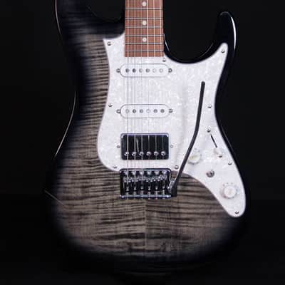 Ibanez AZ22S1F Flame top Electric, Transparent Black Sunburst image 1