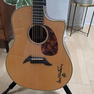 DAVE MUSTAINE'S MEGADETH Studio Breedlove USA Herringbone Acoustic Guitar with L.R. Baggs electric pickup - Album writing recording guitar Artist owned by Dave Mustaine pre-Gibson signature era image 11