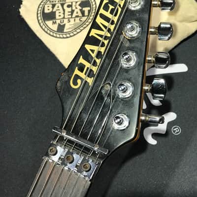 1990 Hamer USA Centaura HH - Offset Pickups - Black/Gold Sparkle - case included image 11