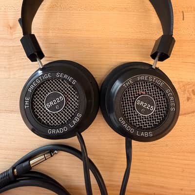 Grado Labs SR225e Open-Back Headphones 2010s - Black image 2