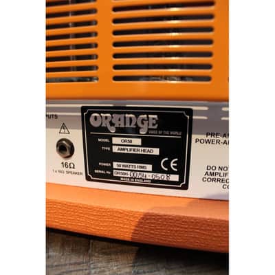 2008 Orange 40th Anniversary OR50H and PPC412 4x12 Limited Edition Stack image 3