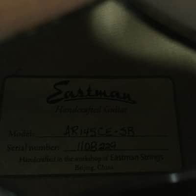 Eastman AR145CE-SB Sunburst RARE Small Body Jazz Box Archtop Hollowbody image 19