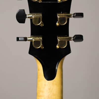 Yunzhi - Carved Oval Hole Archtop in Blonde / Natural w/ K&K Pure Archtop Pickup image 10