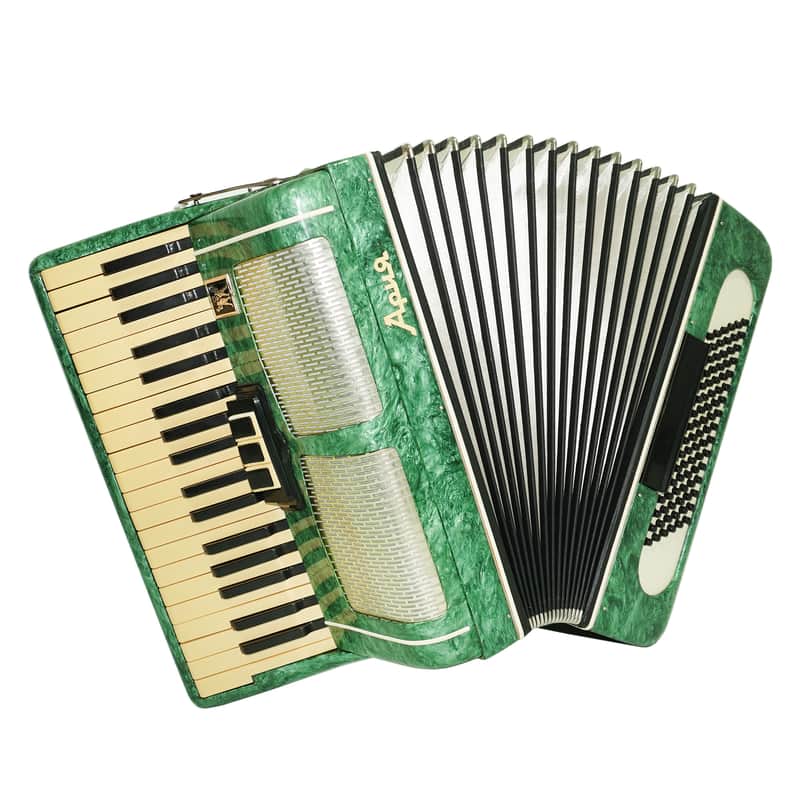 Russian Piano Accordion Ariya 96 Bass Buttons Original Keyboard Accordian, New Straps 2527, Wonderful sound! image 1