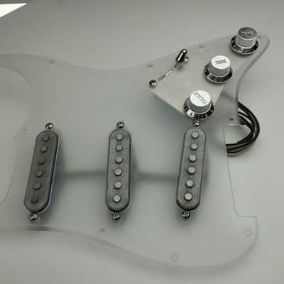 Celentano pickups INOX mesh loaded pickguard 2025 - BRASS image 11