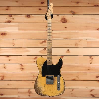 Fender Custom Shop Limited 1950s C-Wah Pine Esquire Super Heavy Relic - Aged Nocaster Blonde - R131443 - PLEK'd image 4
