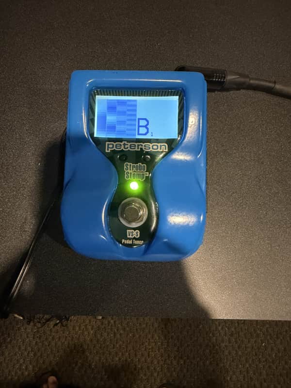Peterson VS-S StroboStomp Pedal Tuner 2000s - Blue image 1