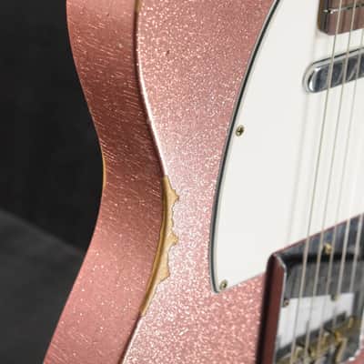 Mint Fender Custom Shop Limited Edition '61 Telecaster Relic Aged Champagne Sparkle image 3