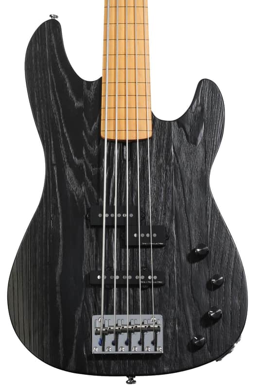 Sire Marcus Miller P6 5-string Fretless Bass Guitar - Black image 1