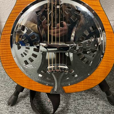 Dobro Hound Dog Deluxe Roundneck 2010s - Vintage Brown w/ Fishman Pickup image 3
