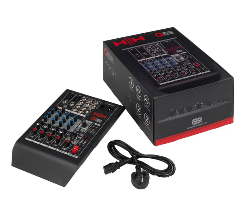 HH Audio Q6FX Q Series 6-Channel Stereo Mixing Console w/DSP image 1