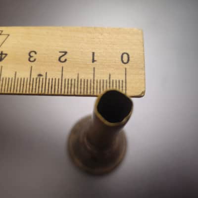 Vintage Mouthpiece Wind Trumpet Brass Early Soviet Union 1920s image 10