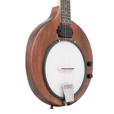 Gold Tone EB-5 Solid Body Mahogany Top Maple Neck 5-String Electric Banjo with Gig Bag image 3