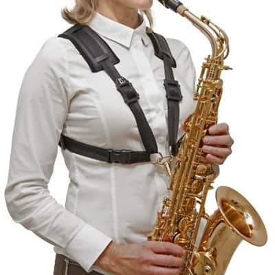 BG Franck Comfort Harness Alto/Tenor saxophone Metal Snap Hook, S41CMSH -NEW image 2