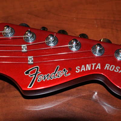 Fender Santa Rosa 1989 Red Electric/Acoustic image 6