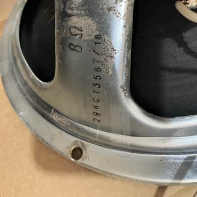 Pair Celestion G12S-50, T3567, 12", 50w, 8 ohm, Guitar Speakers from 1993 image 2