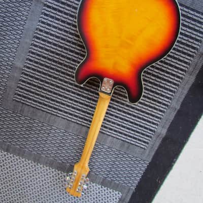 Univox Coily Made In Japan Flamey Body Changed Pickups Original Tremolo Read Entire Description image 2