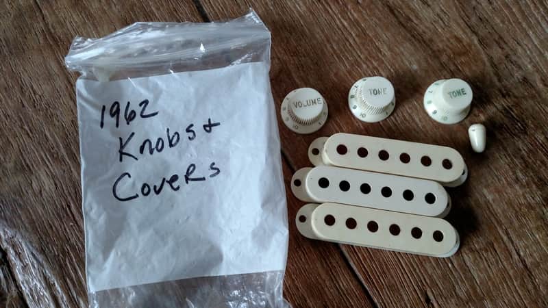1962 1961 1960 1959 1958 Fender Stratocaster Knobs, Covers and Tip - Great Price! image 1