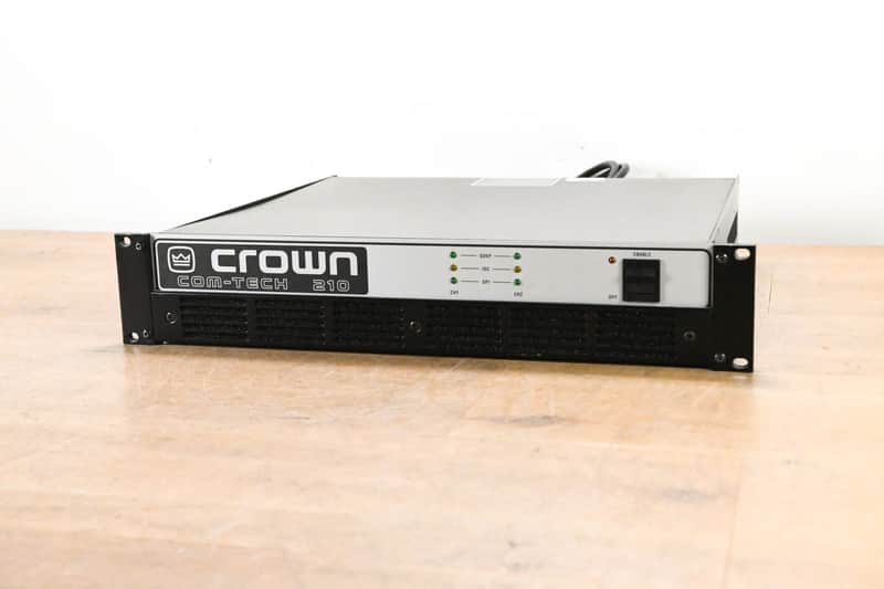 Crown Com-Tech 210 2-Channel Power Amplifier CG014P4 image 1