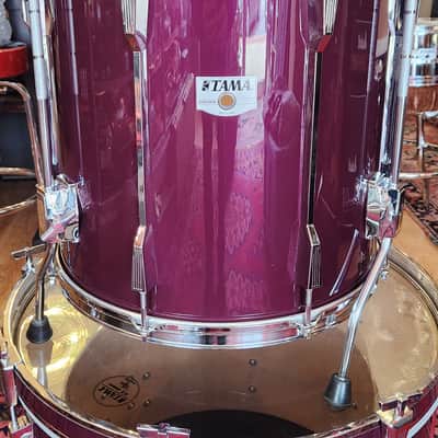 Tama Japan Rockstar-DX Drum Kit Mystic Purple w/ Floor Tom Legs & Rack Toms Mount image 16